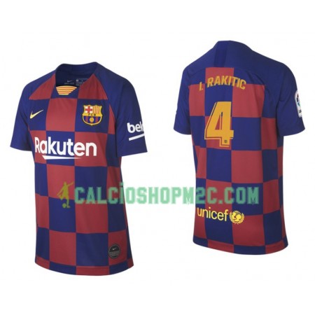 Barcellona Ivan Rakitic 4 Maglia Prima 2019/2020 Manica Corta 